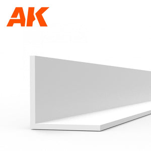AK Interactive AK6562 ANGLE 4.0 X 4.0 X 350MM – STYRENE ANGLE – (3 UNITS) – image 2