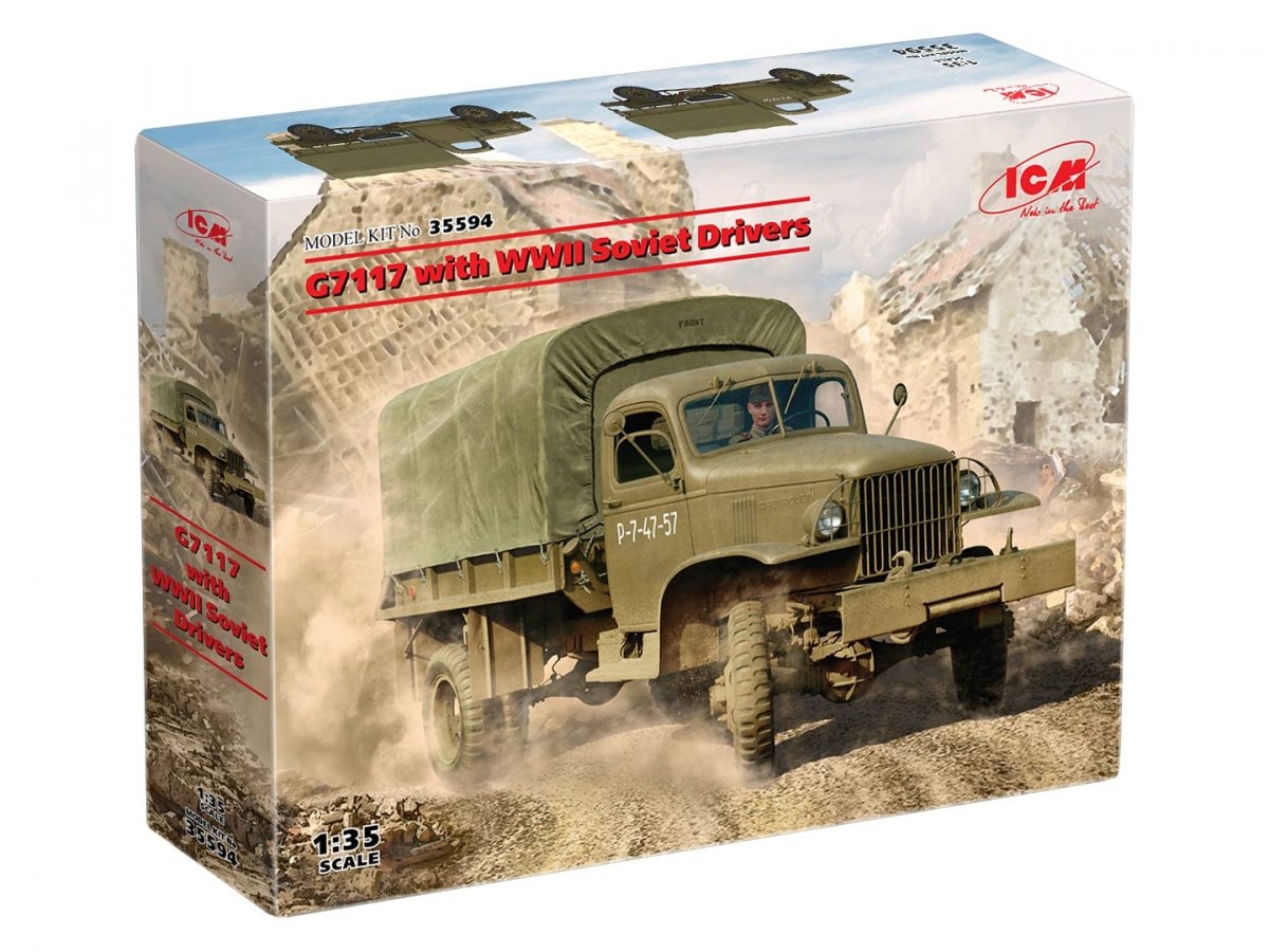 ICM 35594 G7117 with Soviet Drivers 1/35 – imagen 14