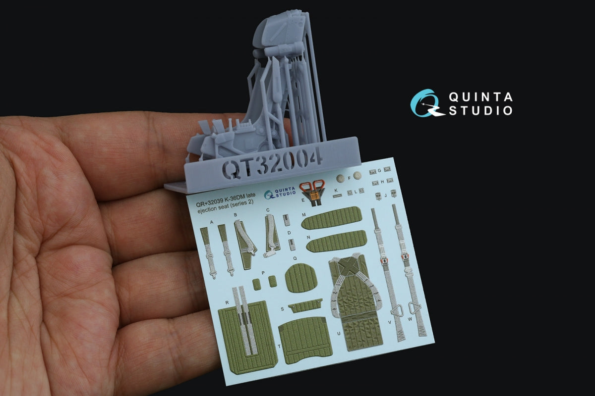 Quinta Studio QR+32039 Siège éjectable K-36DM Série 2 (version tardive) (pour avions MiG-29, MiG-31, Su-27, Su-33, Su-34 depuis 2008) (Toutes les maquettes) 1/32 – image 2