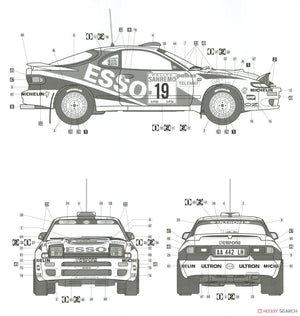 Hasegawa 20466 Toyota Celica Turbo 4WD Grifone 1994 San Remo Rally 1/24 – imagen 9