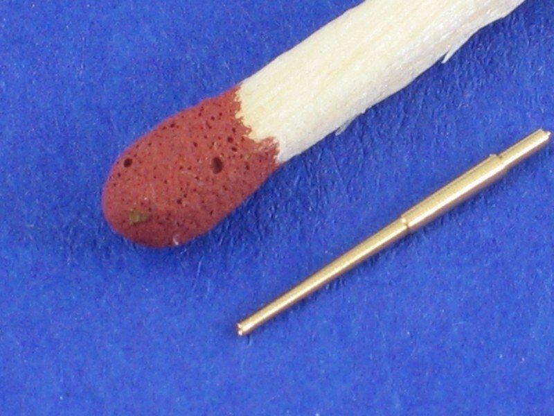 Aber 1/700L-06 Set of 12 pcs 155 mm barrels for Japan war ships, like Yamato, Musashi 1/700 – image 2