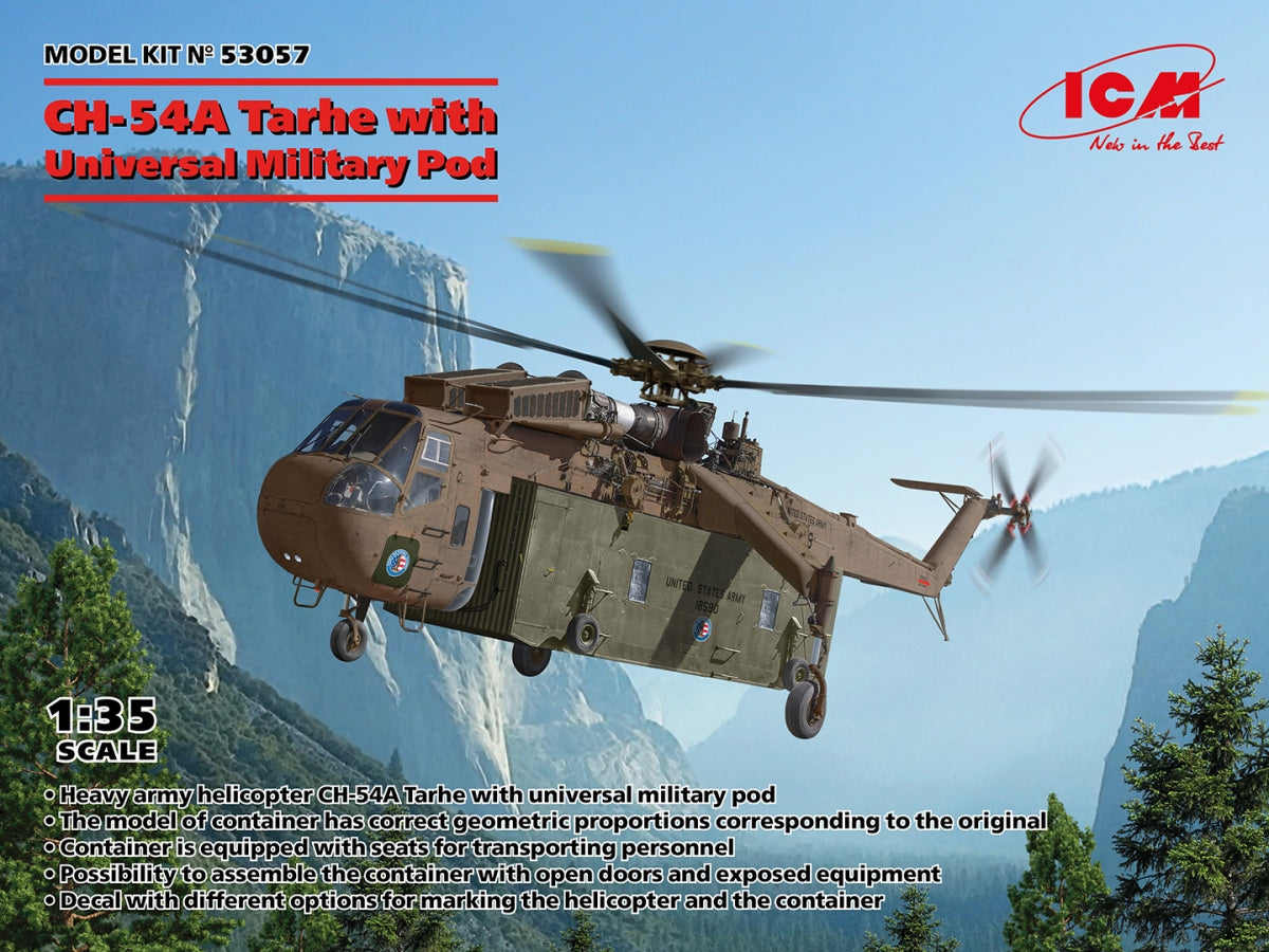 ICM 53057 CH-54A Tarhe with Universal Military Pod 1/35 – Bild 2