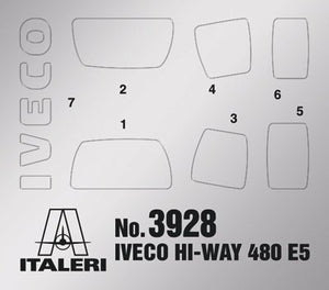 Italeri 3928 IVECO HI-WAY 480 E5 LOW ROOF 1/24 – zdjęcie 2