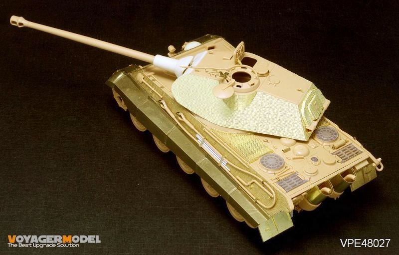 Voyager Model VPE48027 Photo Etched set for KING TIGER porsche (For TAMIYA32539) 1/48 – zdjęcie 4