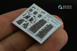 Quinta Studio QDS-48400 F-16C block 25 3D-Printed coloured Interior on decal paper (Kinetic 2022 tool) (Small version) 1/48 – imagen 2