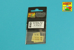 Aber 48A31 Grilles pour Pz.Kpfw. III et Stug III Compatibles avec les modèles Tamiya : 32540 ; 32524 ; 32525 ; 32543 ; 1/48 – image 5