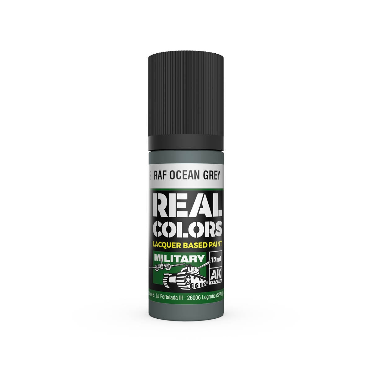 AK Interactive RC962 RAF Ocean Grey 17 ml – imagen 2