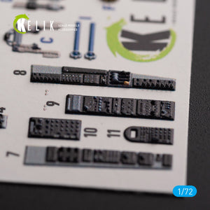 KELIK K72129 A-6E Intruder - interior 3D decals for Trumpeter kit 1/72 – imagen 3