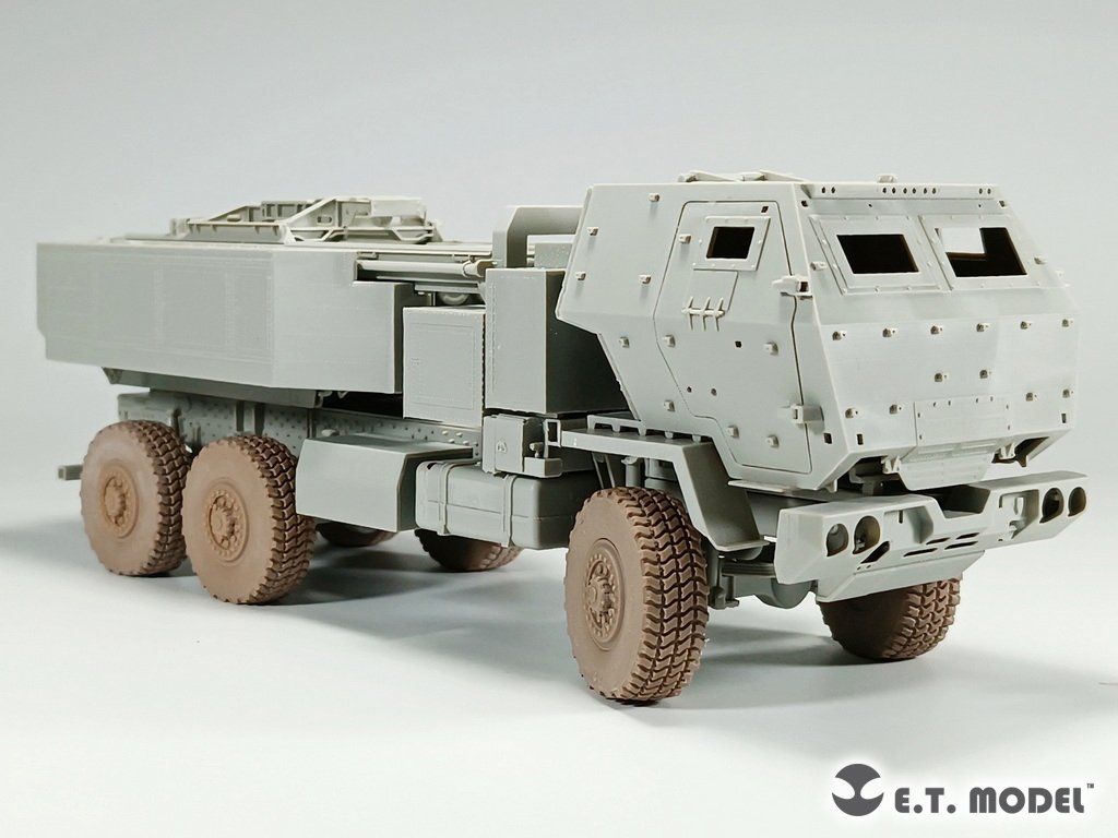 E.T. Model P35-127 Modern U.S. M142 High Mobility Artillery Rocket System（HIMARS）Sagged Wheels for Trumpeter kit 1/35 – imagen 6