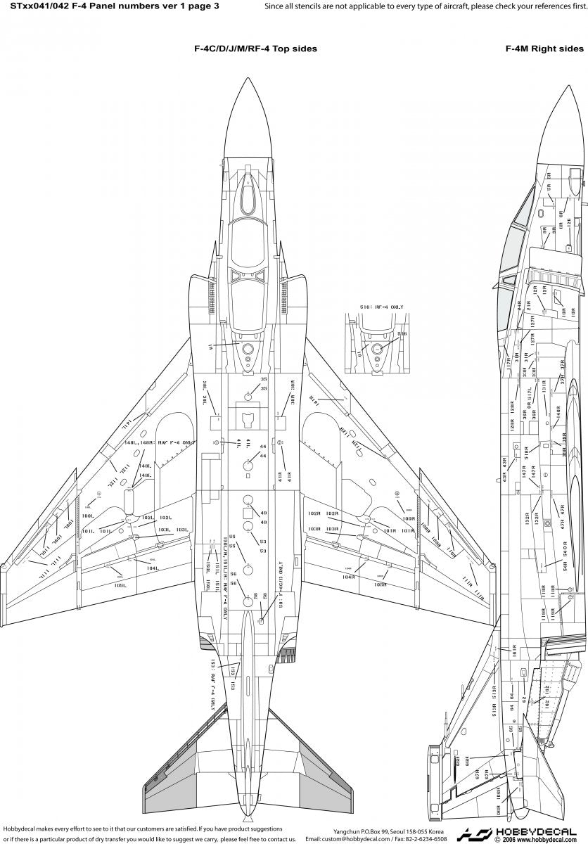 HobbyDecal ST32042V1 F-4 Numéros de panneau Police de pochoir blanche version 1 1/32 – image 4