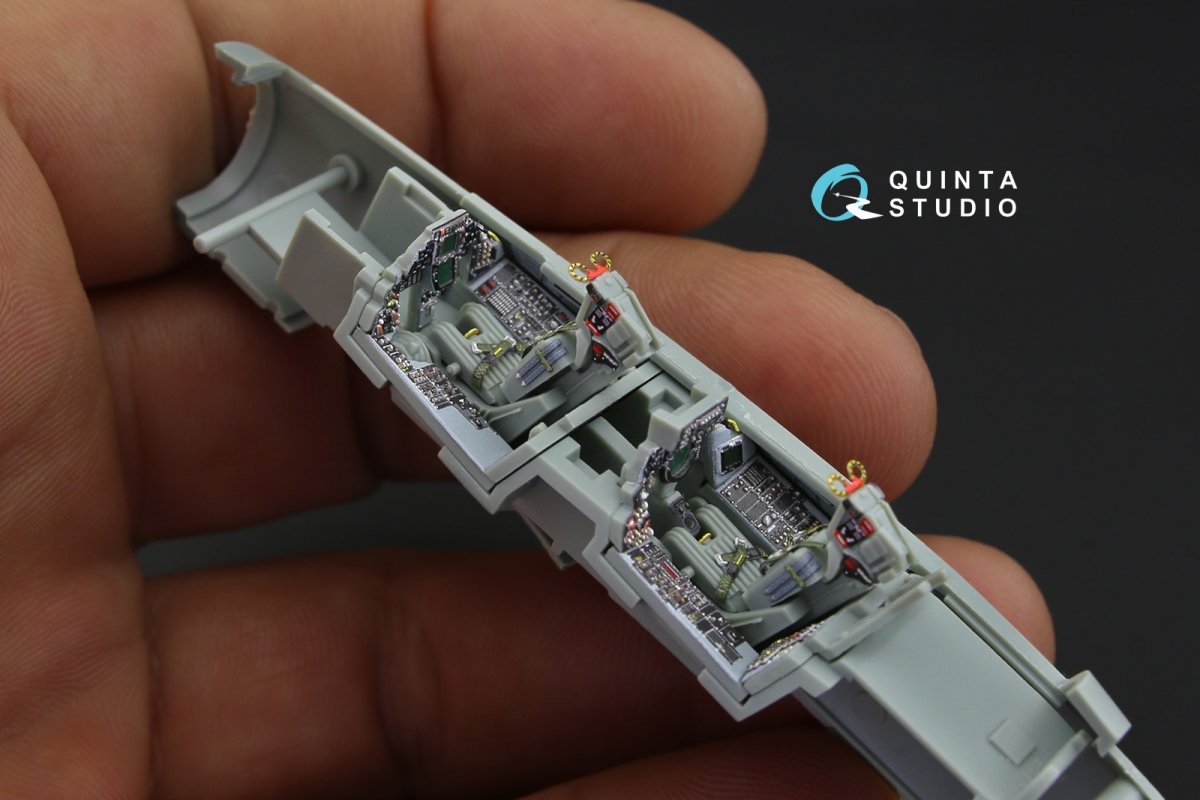 Quinta Studio QD72024 F-14A 3D-Printed &amp;amp; coloured Interior on decal paper (for Academy kit) 1/72 – imagen 4