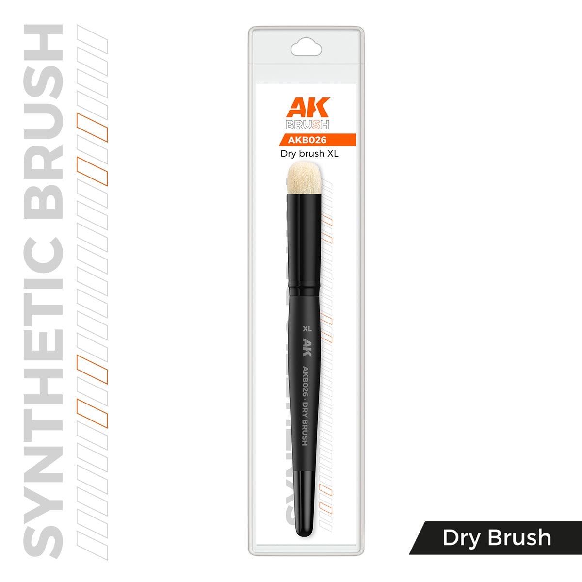 Brosse à sec synthétique AK Interactive AKB026 – XL – image 2