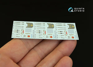Quinta Studio QD48055 F-4J 3D-Printed &amp;amp; coloured Interior on decal paper (for ZM SWS kit) 1/48 – zdjęcie 3