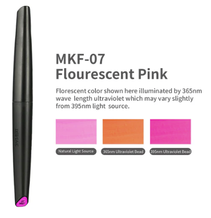 DSPIAE MKF-07 Water-Based Soft Head Marker Fluorescent Pink
