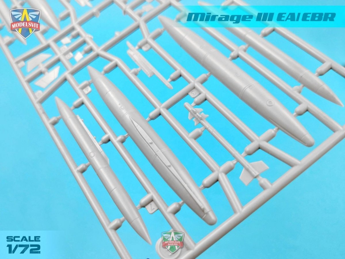 Modelsvit 72063 Mirage III EA/EBR 1/72 – imagen 6