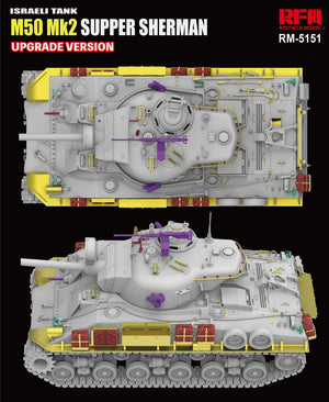 Rye Field Model 5151 M50 Mk2 Super Sherman Upgrade Version 1/35