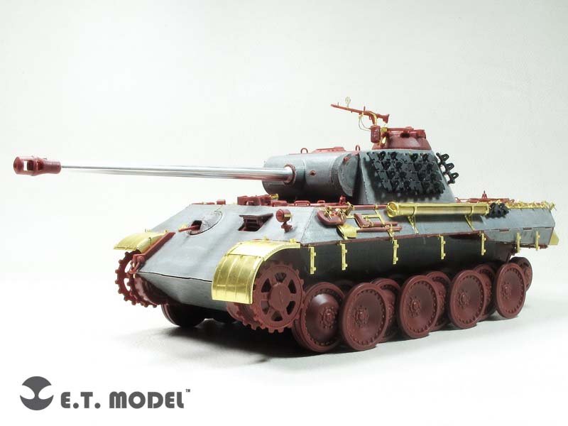 E.T. Model E35-266 WWII German Panther A（Late Production) for Meng TS-035 1/35 – immagine 2
