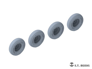 E.T. Model P35-108 WWII German Sd.Kfz.234 Large Diameter Weighted Wheels Type.8 1/35 – Bild 3
