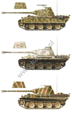 Kagero 15031 Pz.Kpfw. V Panther In Attack &amp;amp; Defence (kalkomania) PL/EN – zdjęcie 7