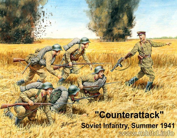 Master Box 3563 Counterattack Soviet infantry, summer 1941 1/35 – imagen 2
