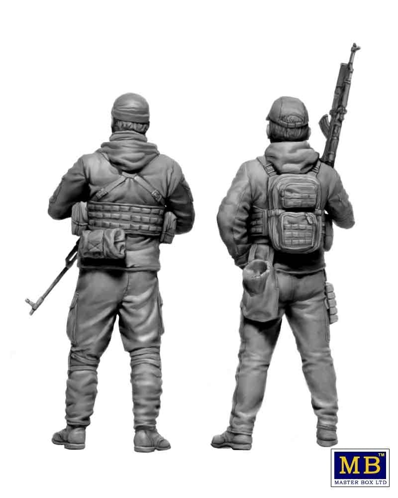 Master Box 35226 Russian-Ukrainian War series, Kit № 4. Territorial Defence Forces of Ukraine. Bucha clean-up from russian marauders and rapists, April 2022 1/35 – zdjęcie 5