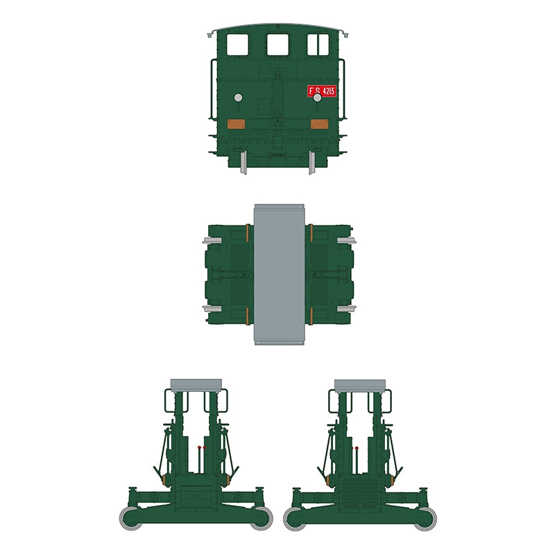 AK Interactive AK35009 AUTOMOTORE FS 206/207/208 SOGLIOLA RAIL SHUNTER – TREN DE MANIOBRAS 1/35 – image 4