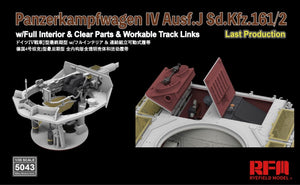 Rye Field Model 5043 Panzerkampfwagen IV Ausf.J Sd.Kfz.161/2 (w/full interior&amp;amp;clear parts&amp;amp;workle track links) 1/35 – Bild 3