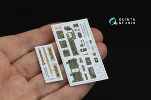 Quinta Studio QD35084 A6M2 Zero (Nakajima Prod.) 3D-Printed &amp;amp; coloured Interior on decal paper (Border Model) 1/35 – zdjęcie 2