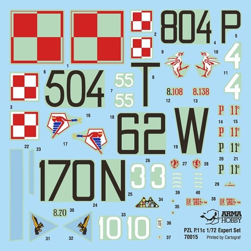 Arma Hobby 70015 PZL P.11c Expert Set 1/72 – Bild 5