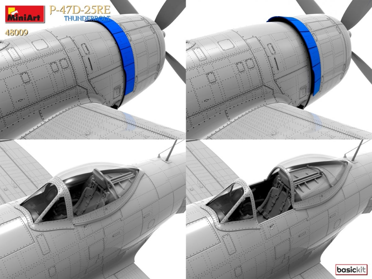 MiniArt 48009 P-47D-25RE THUNDERBOLT. KIT DE BASE 1/48  – image 12