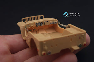 Quinta Studio QD35018 Willys MB 3D-Printed &amp;amp; coloured Interior on decal paper (for all kit) 1/35 – zdjęcie 6