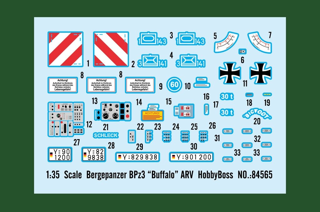 Hobby Boss 84565 Véhicule blindé de secours allemand moderne BPz3 « Buffalo » 1/35 – image 3