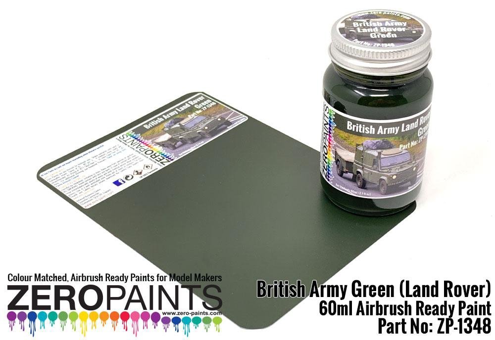 Zero Paints ZP-1348 British Army Green (Land Rovers) Paint 60ml – imagen 2