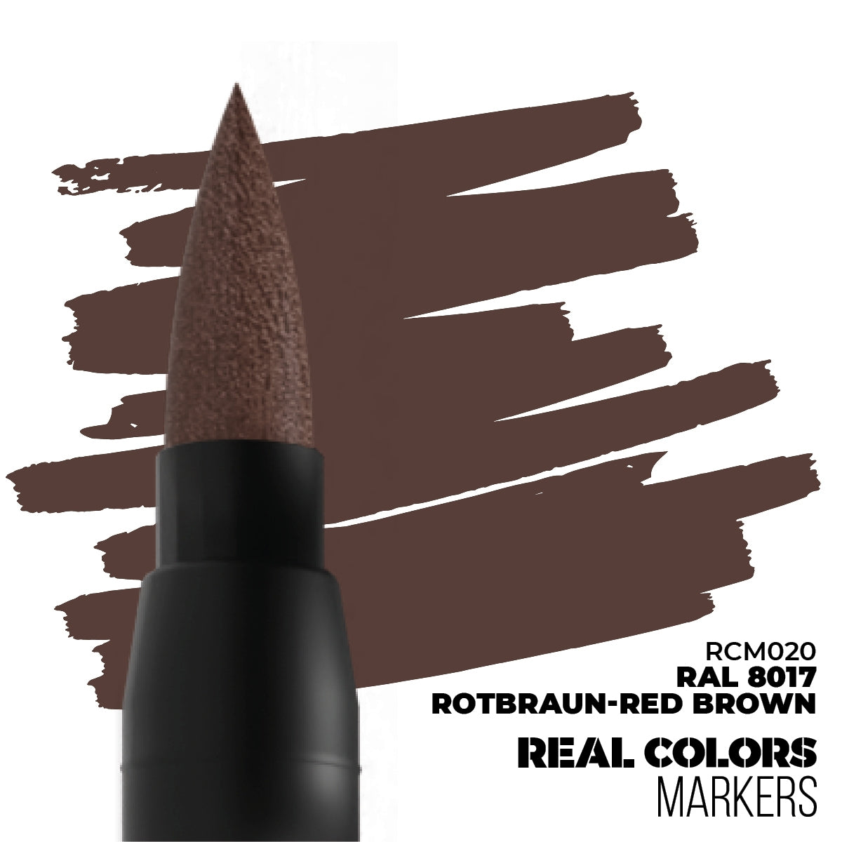 AK Interactive RCM020 RAL 8017 ROTBRAUN-ROUGE-BRUN – MARQUEUR RC