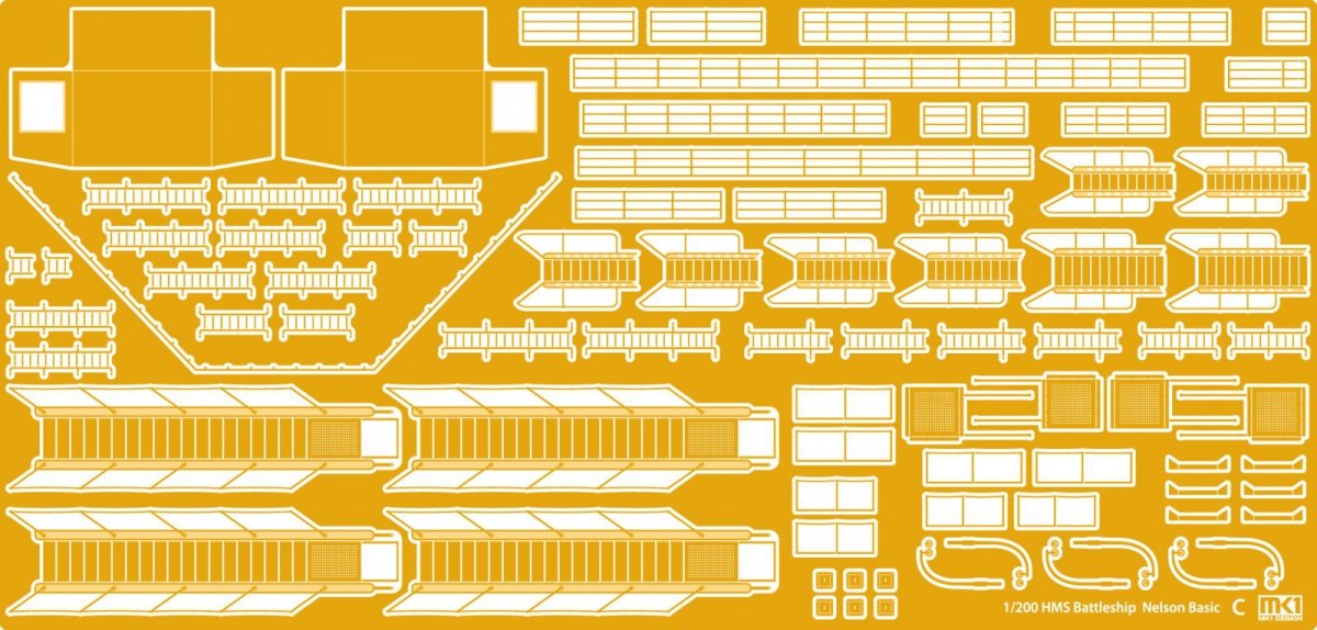 MK1 Design MD-20014 HMS Rodney Value Pack 1/200 – imagen 5