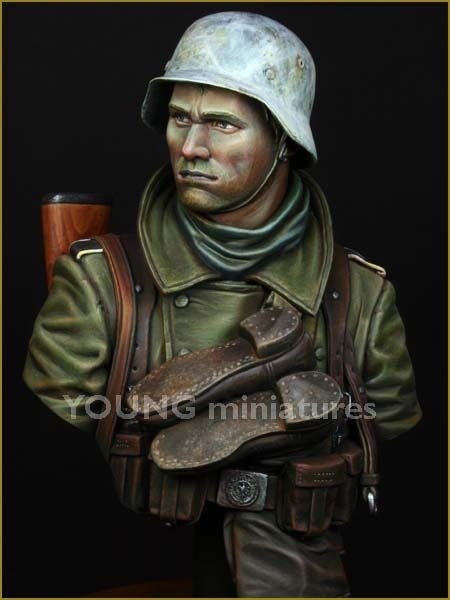 Young Miniatures YM1825 German Infantry Russian Front WWII 1/10 – imagen 10