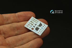 Quinta Studio QD72102 BF 109F-2/4 3D-Printed &amp;amp; coloured Interior on decal paper (Eduard) 1/72 – imagen 5