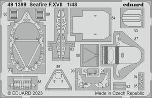 Eduard 491399 Seafire F. XVII Airfix 1/48 – imagen 2