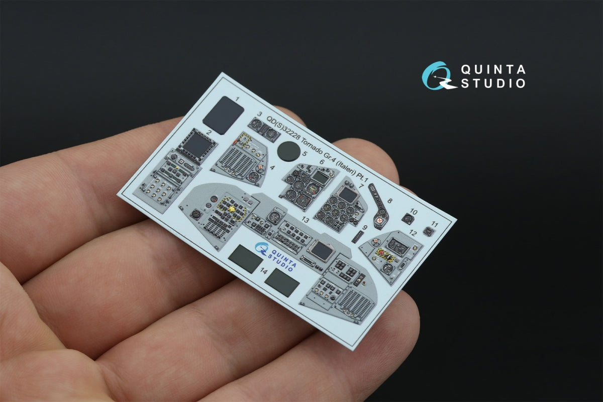 Quinta Studio QD+32228 Tornado Gr.4 3D-Printed &amp;amp; coloured Interior on decal paper (Italeri) (with 3D-printed resin parts) 1/32 – zdjęcie 5