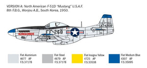 Italeri 1452 North American F-51D Mustang Guerre de Corée 1/72 – image 2