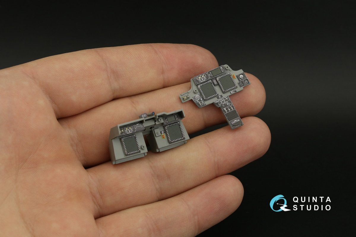 Quinta Studio QD35099 AH-64E 3D-Printed &amp;amp; coloured Interior on decal paper (Takom) 1/35 – imagen 5