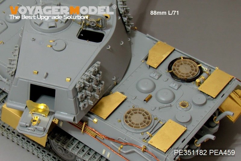 Voyager Model PE351182 WWII German King Tiger (Hensehel Turret)（For DRAGON/ZVEZDA kit） 1/35 – imagen 15