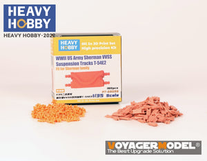 Heavy Hobby PT35058 Chenilles à suspension VVSS pour char Sherman T-54E2 de l&amp;#39;armée américaine (Seconde Guerre mondiale) à l&amp;#39;échelle 1/35 – image 2