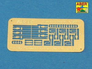 Décharges fumigènes Aber R-34 pour chars allemands comme Tiger I, Panther A/D, Panzer IIIL, Panzer IVG, Luchs, Puma (1/35) – image 5