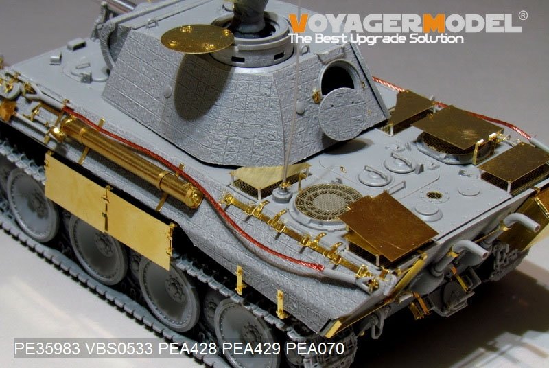 Voyager Model PE35983 WWII German Panther D Tank Late version Basic For TAKOM 2104 1/35 – imagen 18
