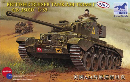 Bronco CB35010 British Cruiser Tank A34 Comet