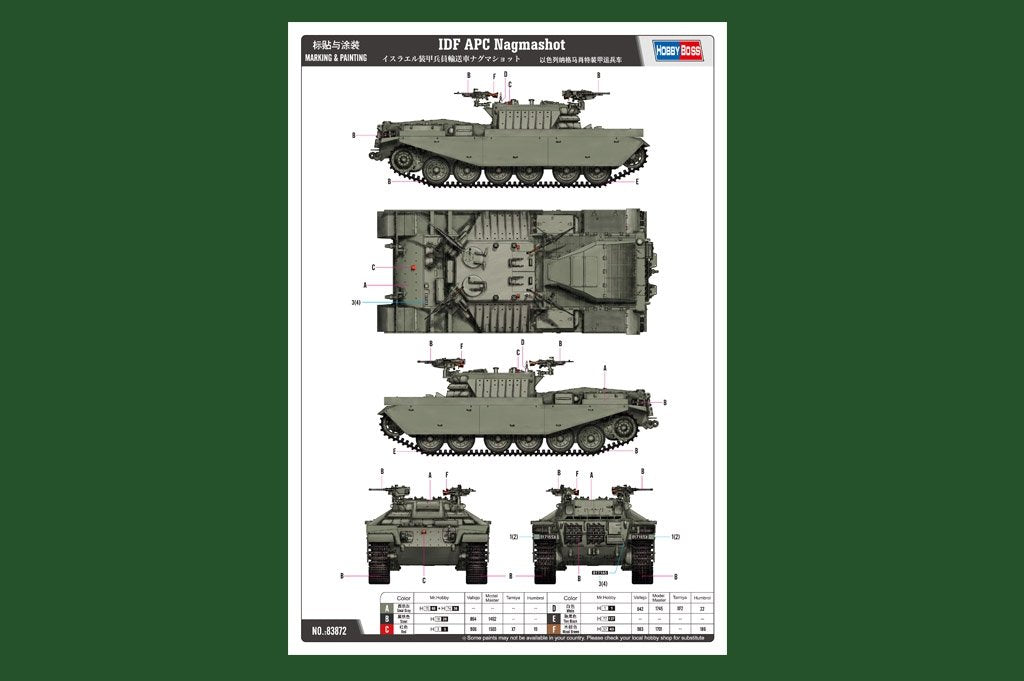 Hobby Boss 83872 IDF APC Nagmashot 1/35 – immagine 2