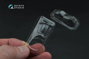 Quinta Studio QC72006 Mi-24/35 all bubble-version vacuformed clear canopy (for Zvezda kit) 1/72 – zdjęcie 5