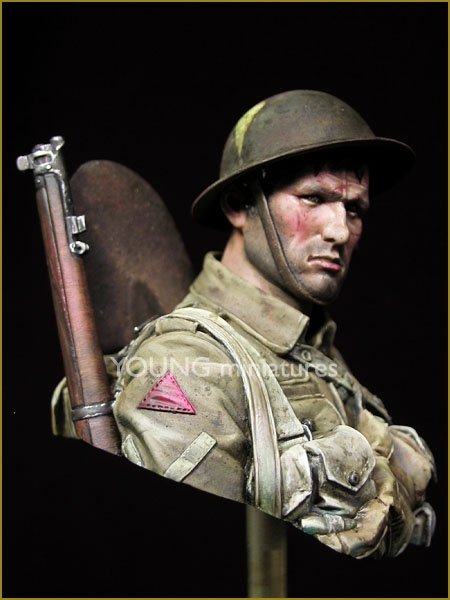 Young Miniatures YM1837 British Infantryman Somme 1916 1/10 – immagine 2
