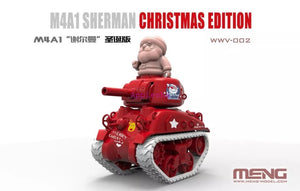 Meng Model WWV-002 M4A1 Sherman Q Editon Assembly Model Christmas Xmas Special Gift – imagen 2